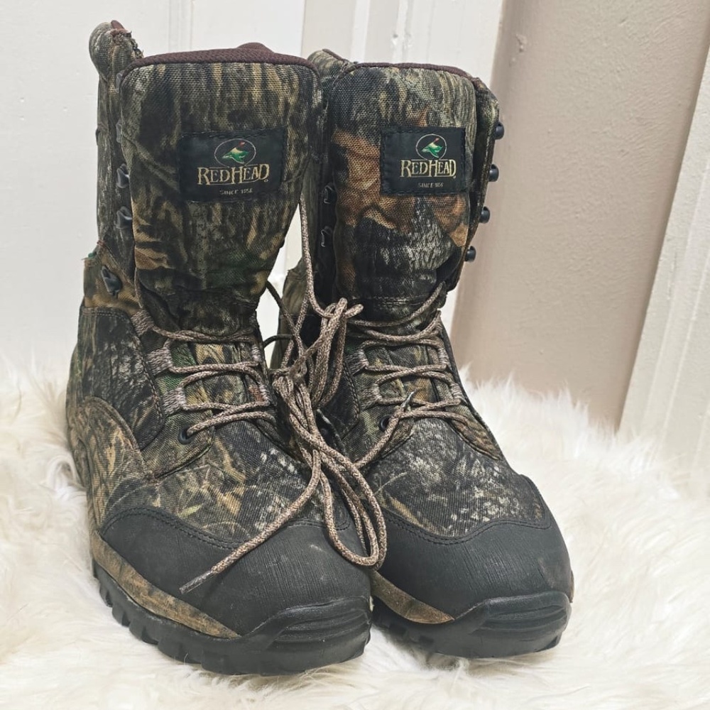RedHead Camo Thinsulate Lace Up Hunting Trail Boots Size 11W✌️